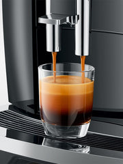 JURA E4 Fully Automatic Coffee and Espresso Machine with Professional Aroma Grinder