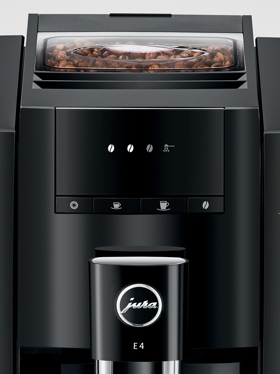 JURA E4 Fully Automatic Coffee and Espresso Machine with Professional Aroma Grinder