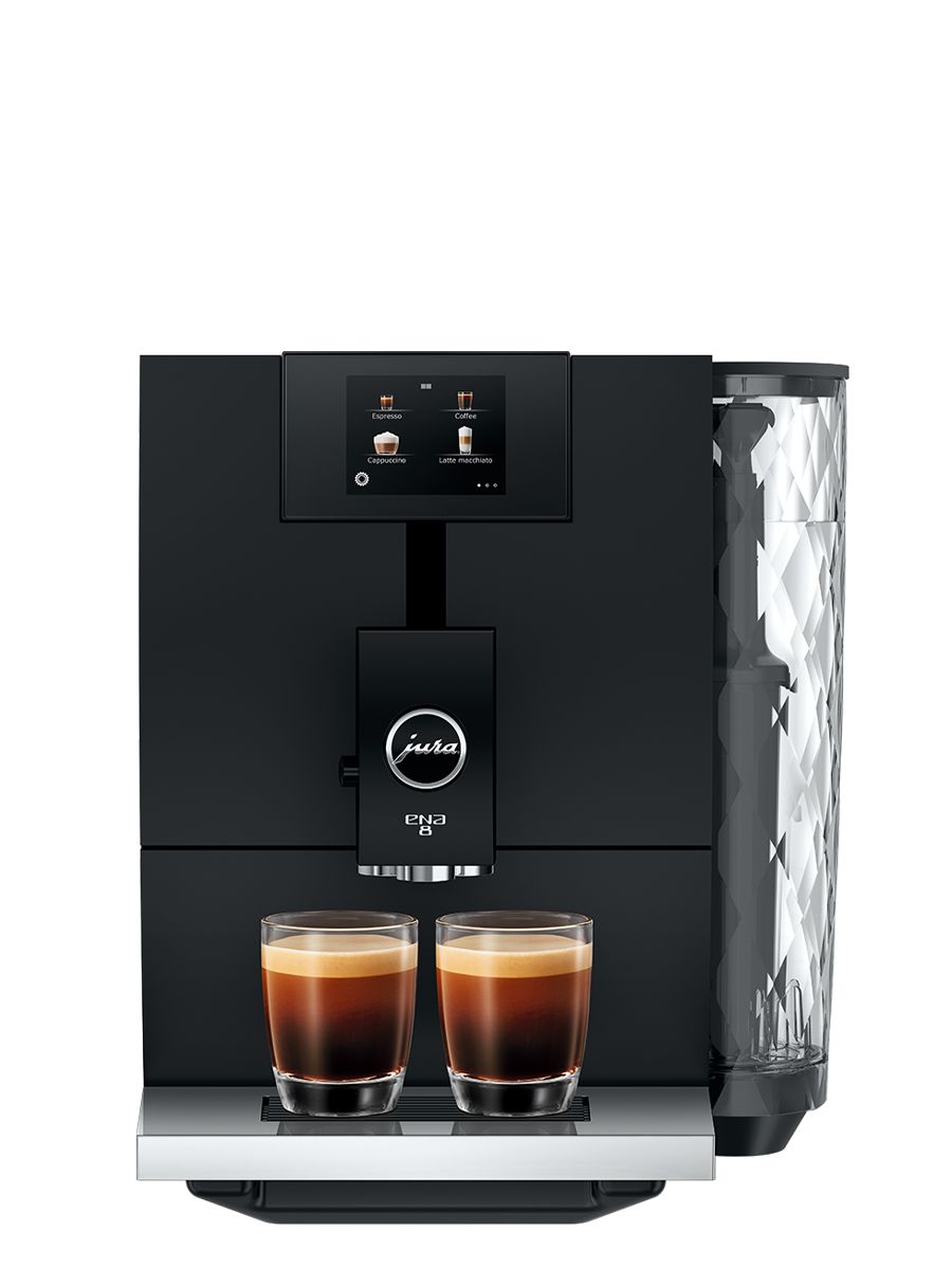 JURA ENA 8 Fully Automatic Espresso Machine with Professional Aroma Grinder and P.E.P.