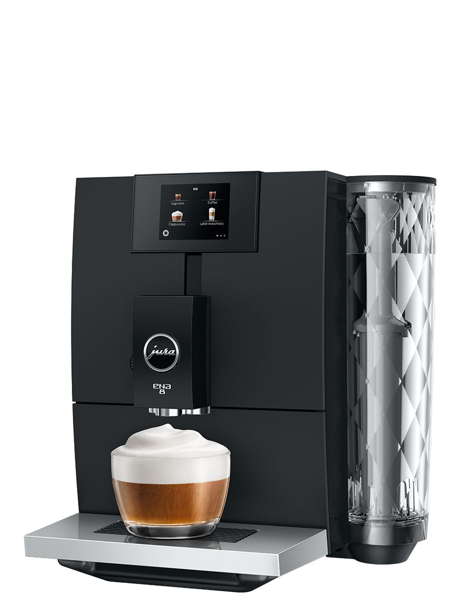 JURA ENA 8 Fully Automatic Espresso Machine with Professional Aroma Grinder and P.E.P.