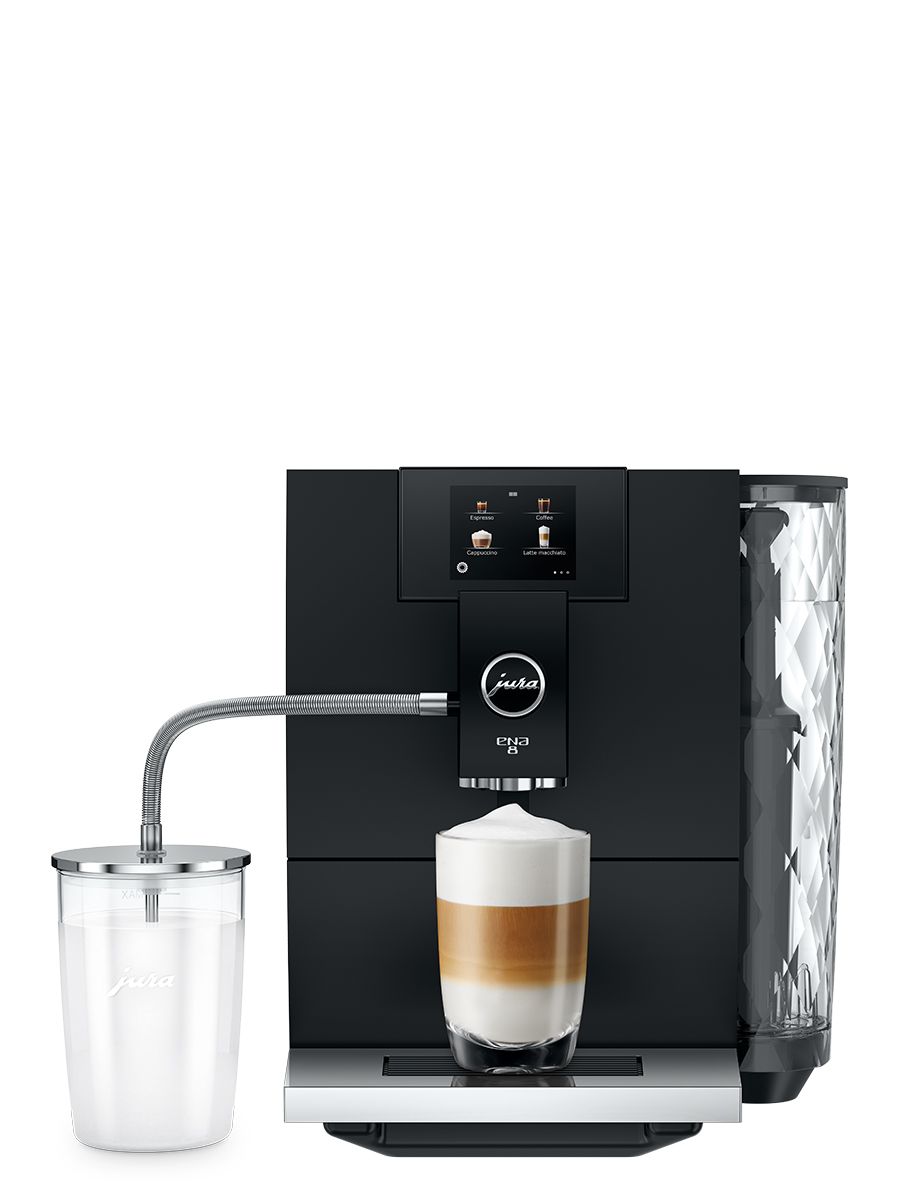 JURA ENA 8 Fully Automatic Espresso Machine with Professional Aroma Grinder and P.E.P.