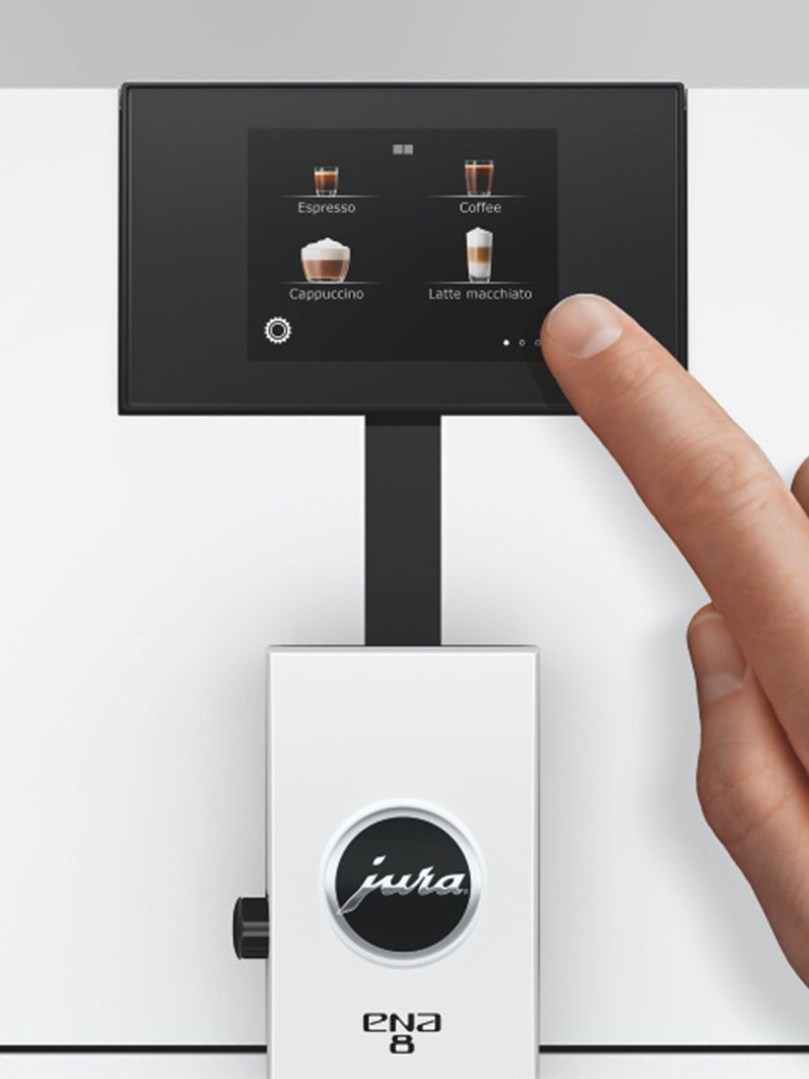 JURA ENA 8 Fully Automatic Espresso Machine with Professional Aroma Grinder and P.E.P.
