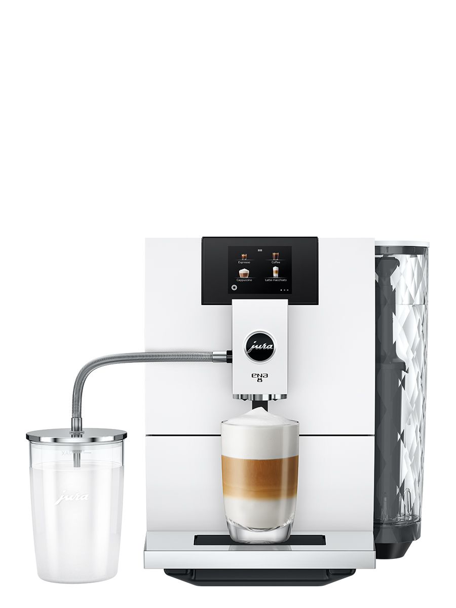 JURA ENA 8 Fully Automatic Espresso Machine with Professional Aroma Grinder and P.E.P.