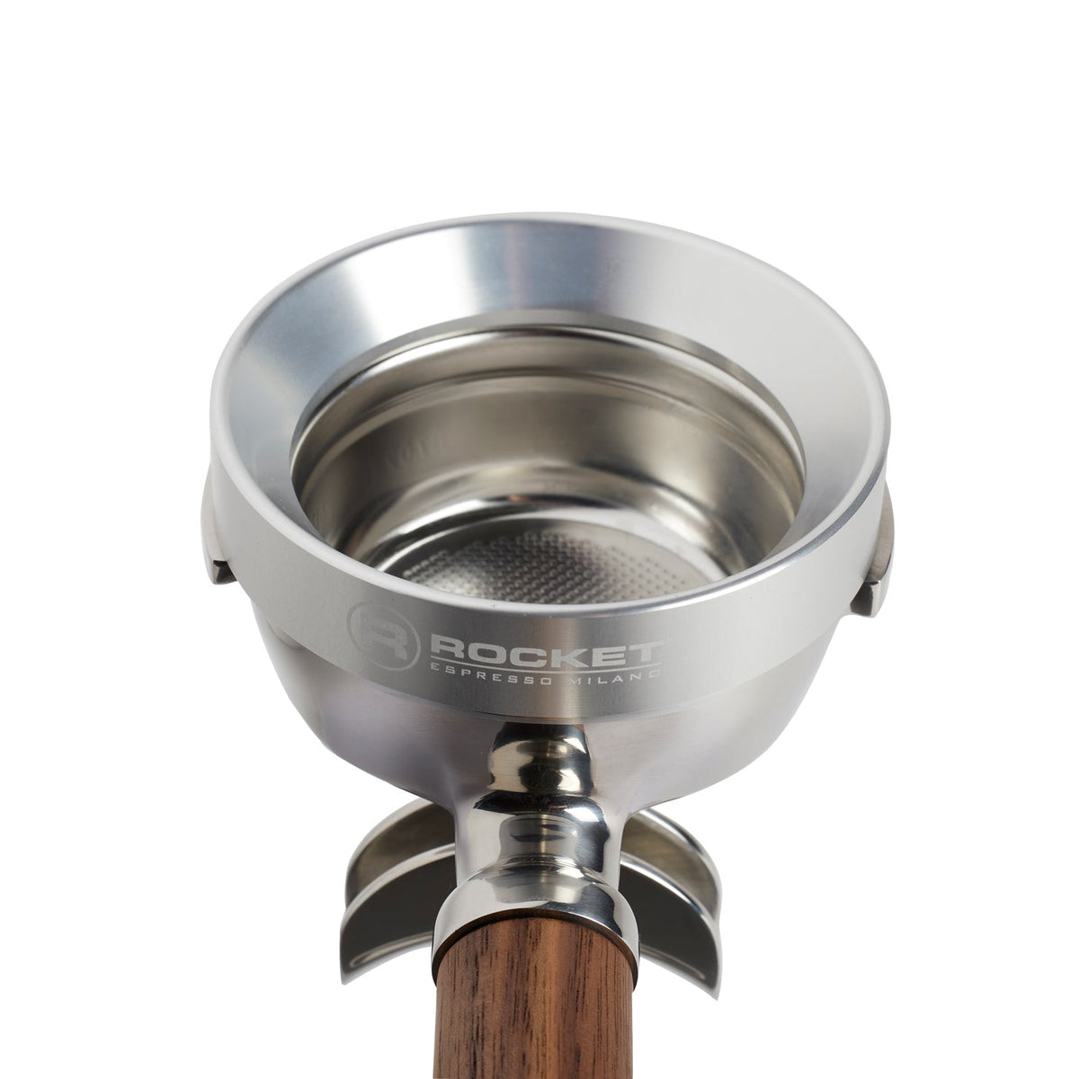 Rocket Espresso Magnetic Dosing Funnel for 58mm Portafilters in Silver