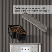 KitchenAid KF7 Fully Automatic Espresso Machine with Milk Container – Cast Iron Black – KES8557BK