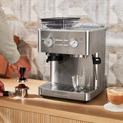 KitchenAid Semi-Automatic Espresso Machine with Burr Grinder and 15-Bar Pump – Stainless Steel – KES6551SX