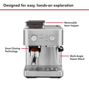 KitchenAid Semi-Automatic Espresso Machine with Burr Grinder and 15-Bar Pump – Stainless Steel – KES6551SX