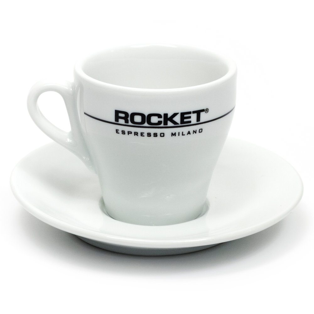 Rocket Espresso Flat White Cup with Saucer – 4 fl oz