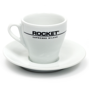 Rocket Espresso Flat White Cup with Saucer – 4 fl oz