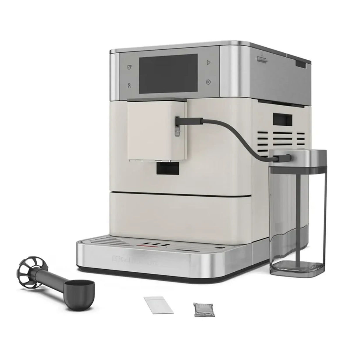 KitchenAid KF8 Fully Automatic Espresso Machine with Milk Container – Porcelain White – KES8558PL
