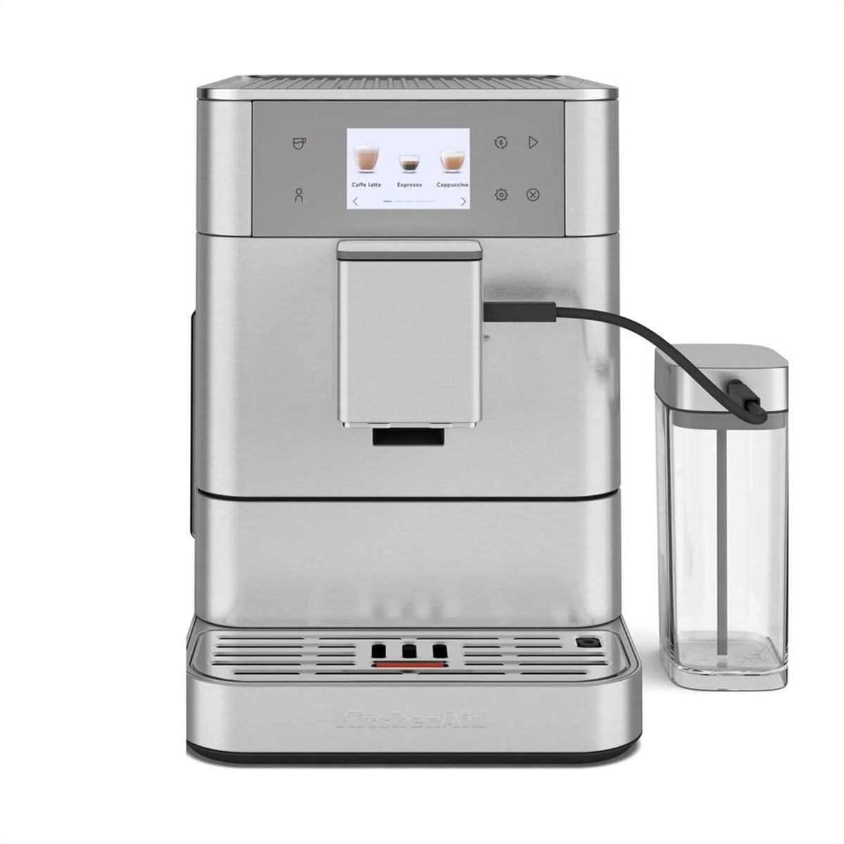 KitchenAid KF7 Fully Automatic Espresso Machine with Milk Container – Stainless Steel – KES8557SX