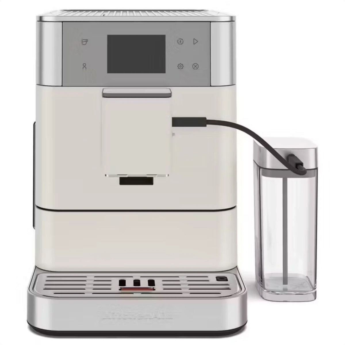 KitchenAid KF8 Fully Automatic Espresso Machine with Milk Container – Porcelain White – KES8558PL