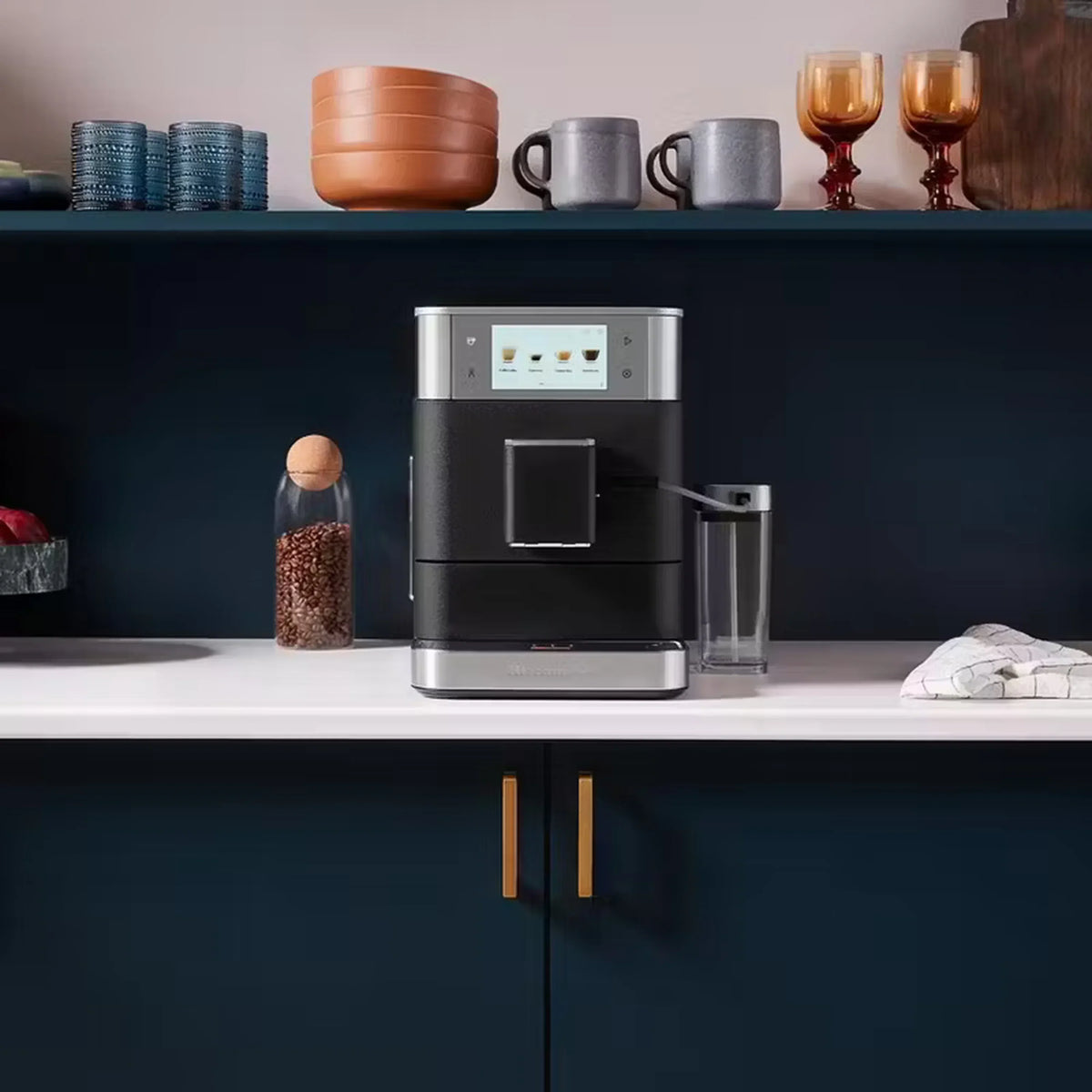 KitchenAid KF8 Fully Automatic Espresso Machine with Milk Container – Cast Iron Black – KES8558BK