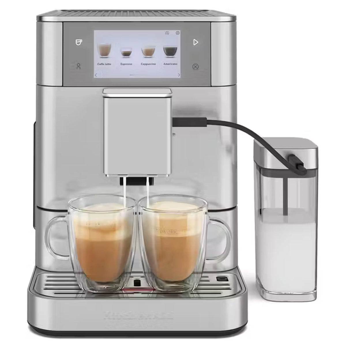 KitchenAid KF8 Fully Automatic Espresso Machine with Milk Container – Stainless Steel – KES8558SX