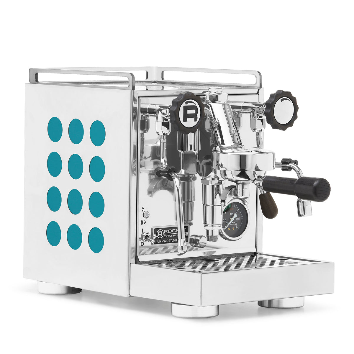 Rocket Espresso Appartamento 2.0 Heat-Exchange Espresso Machine in Chrome