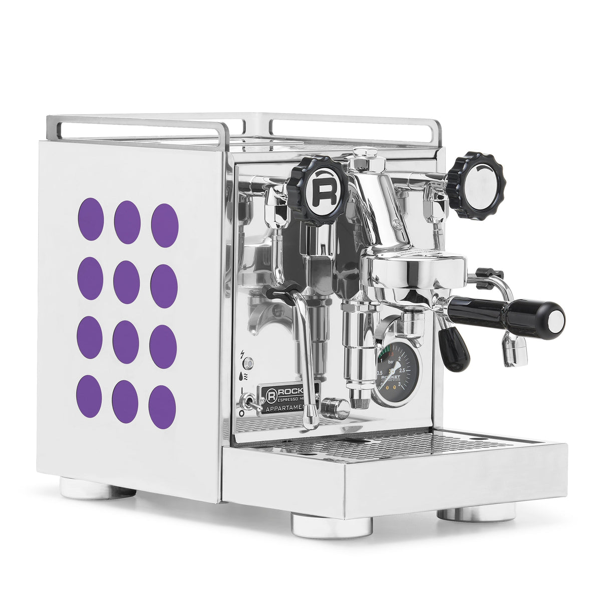 Rocket Espresso Appartamento 2.0 Heat-Exchange Espresso Machine in Chrome
