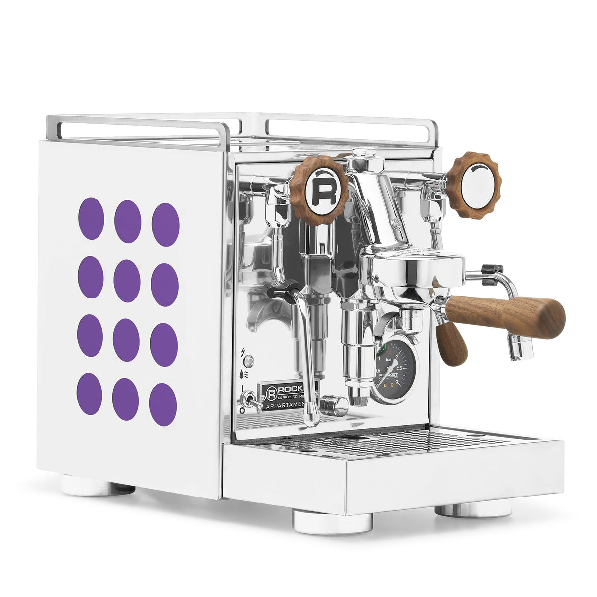 Rocket Espresso Appartamento 2.0 Heat-Exchange Espresso Machine in Chrome