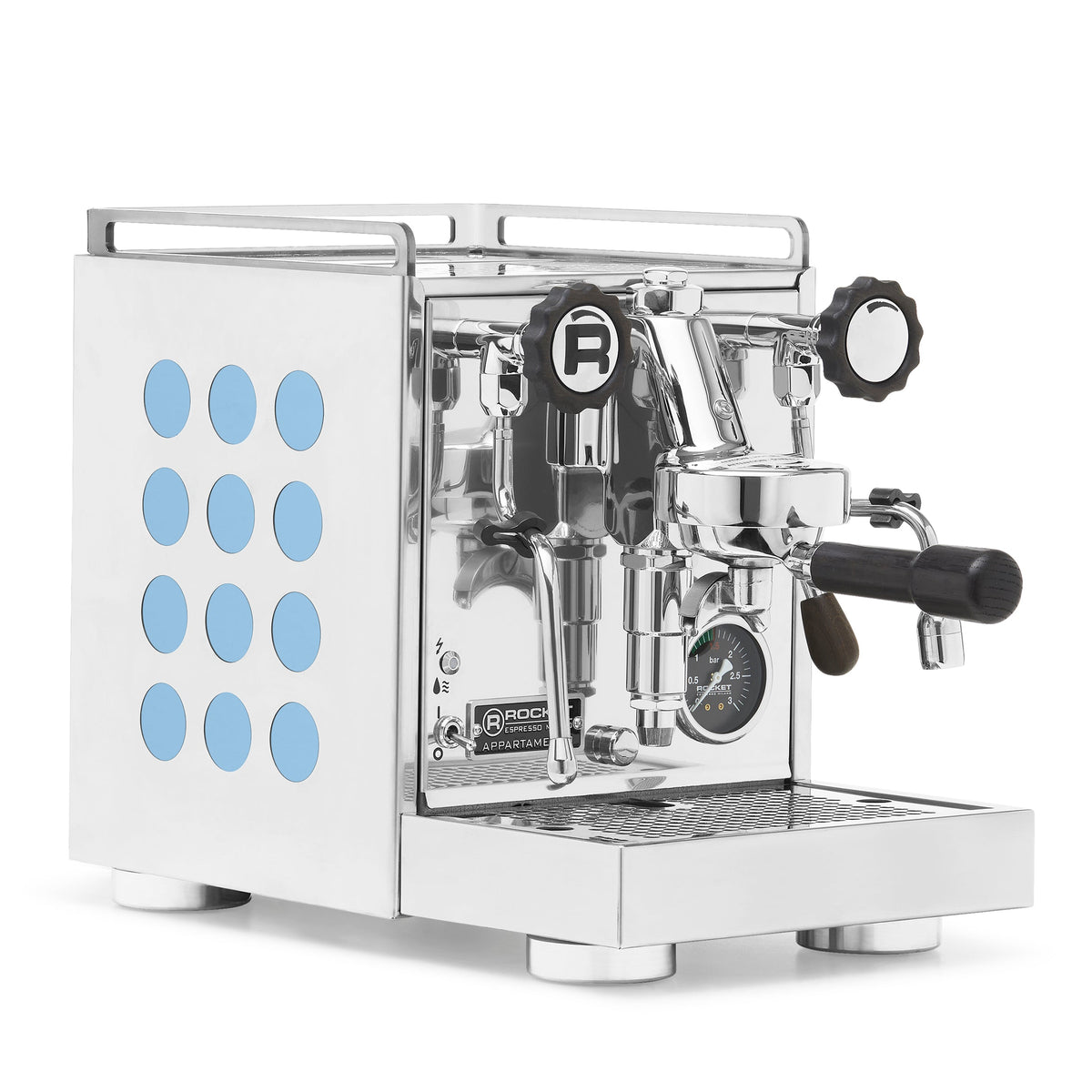 Rocket Espresso Appartamento 2.0 Heat-Exchange Espresso Machine in Chrome