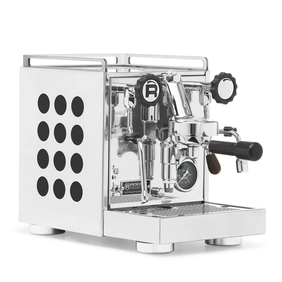 Rocket Espresso Appartamento 2.0 Heat-Exchange Espresso Machine in Chrome