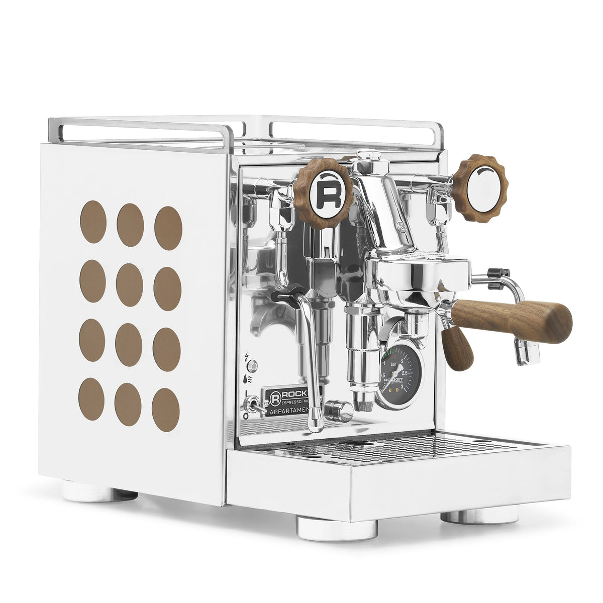 Rocket Espresso Appartamento 2.0 Heat-Exchange Espresso Machine in Chrome