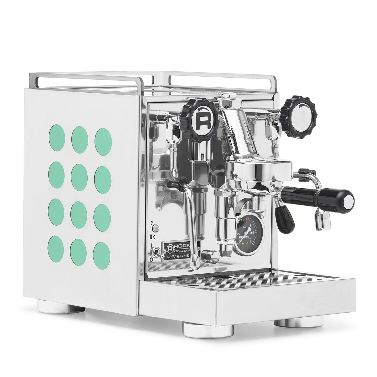 Rocket Espresso Appartamento 2.0 Heat-Exchange Espresso Machine in Chrome