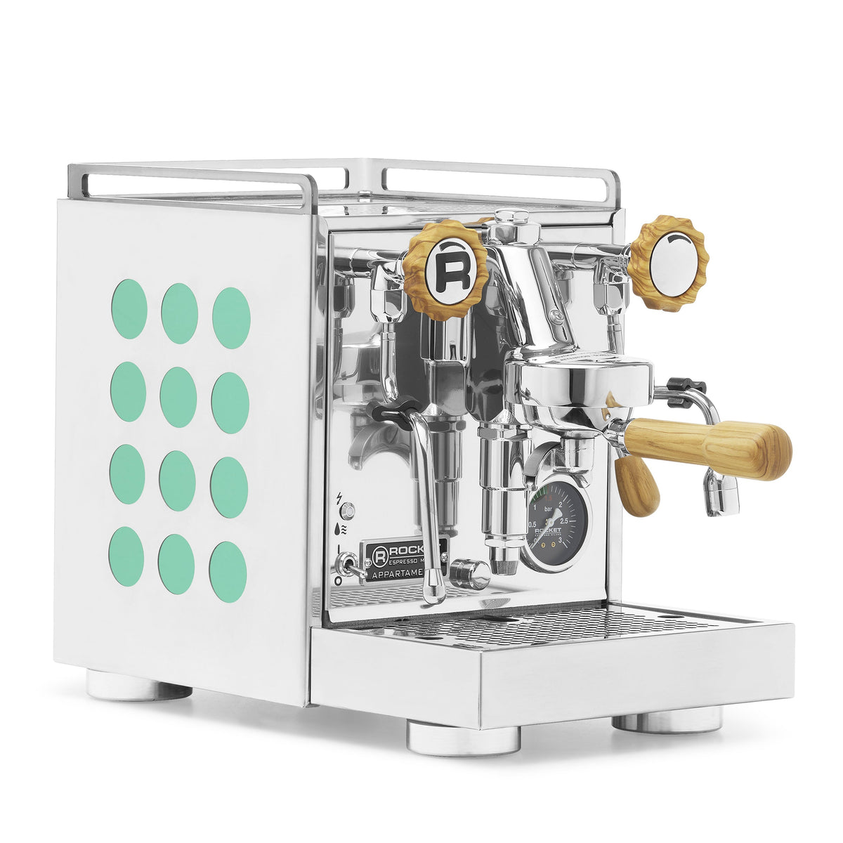Rocket Espresso Appartamento 2.0 Heat-Exchange Espresso Machine in Chrome