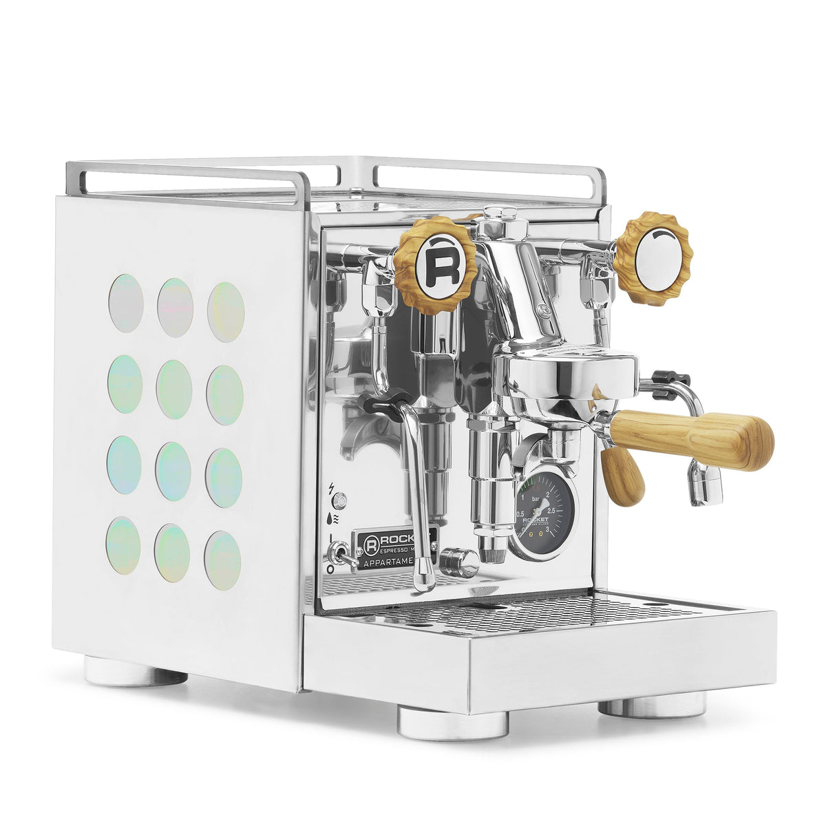 Rocket Espresso Appartamento 2.0 Heat-Exchange Espresso Machine in Chrome
