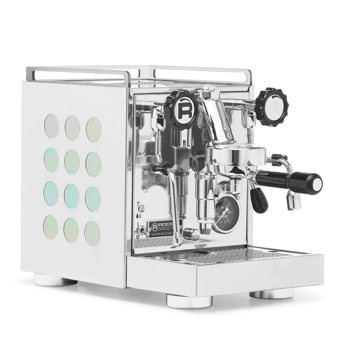 Rocket Espresso Appartamento 2.0 Heat-Exchange Espresso Machine in Chrome