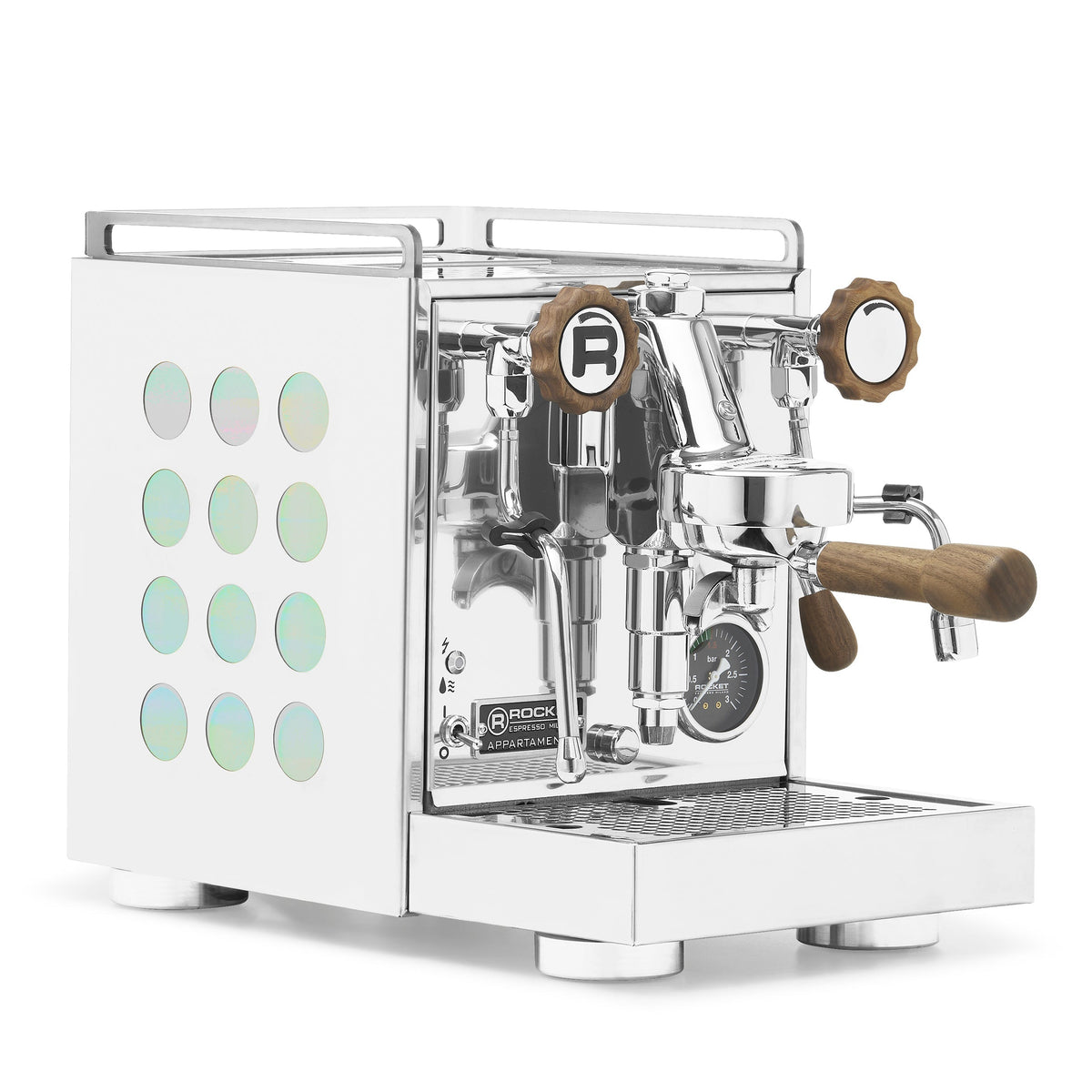 Rocket Espresso Appartamento 2.0 Heat-Exchange Espresso Machine in Chrome