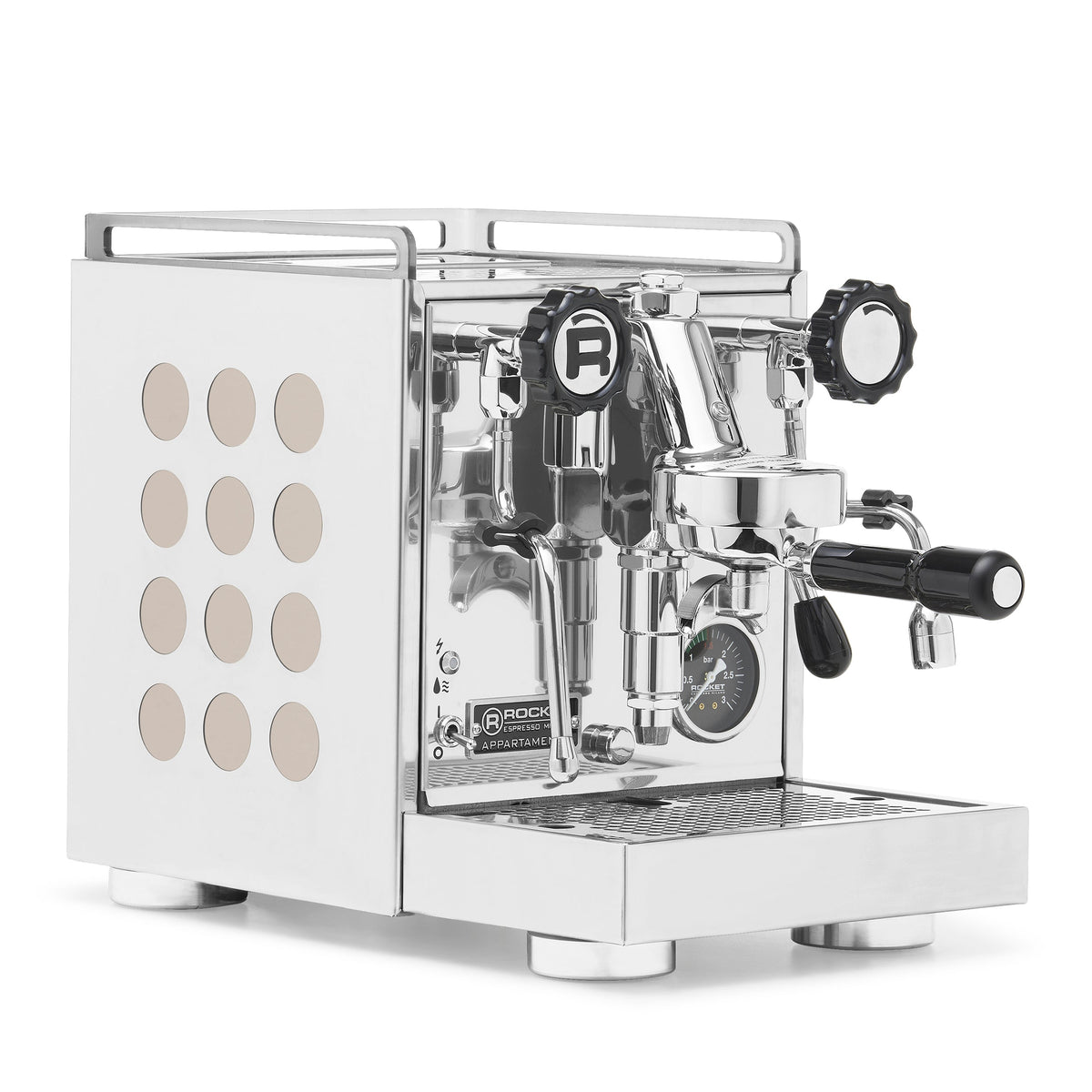 Rocket Espresso Appartamento 2.0 Heat-Exchange Espresso Machine in Chrome