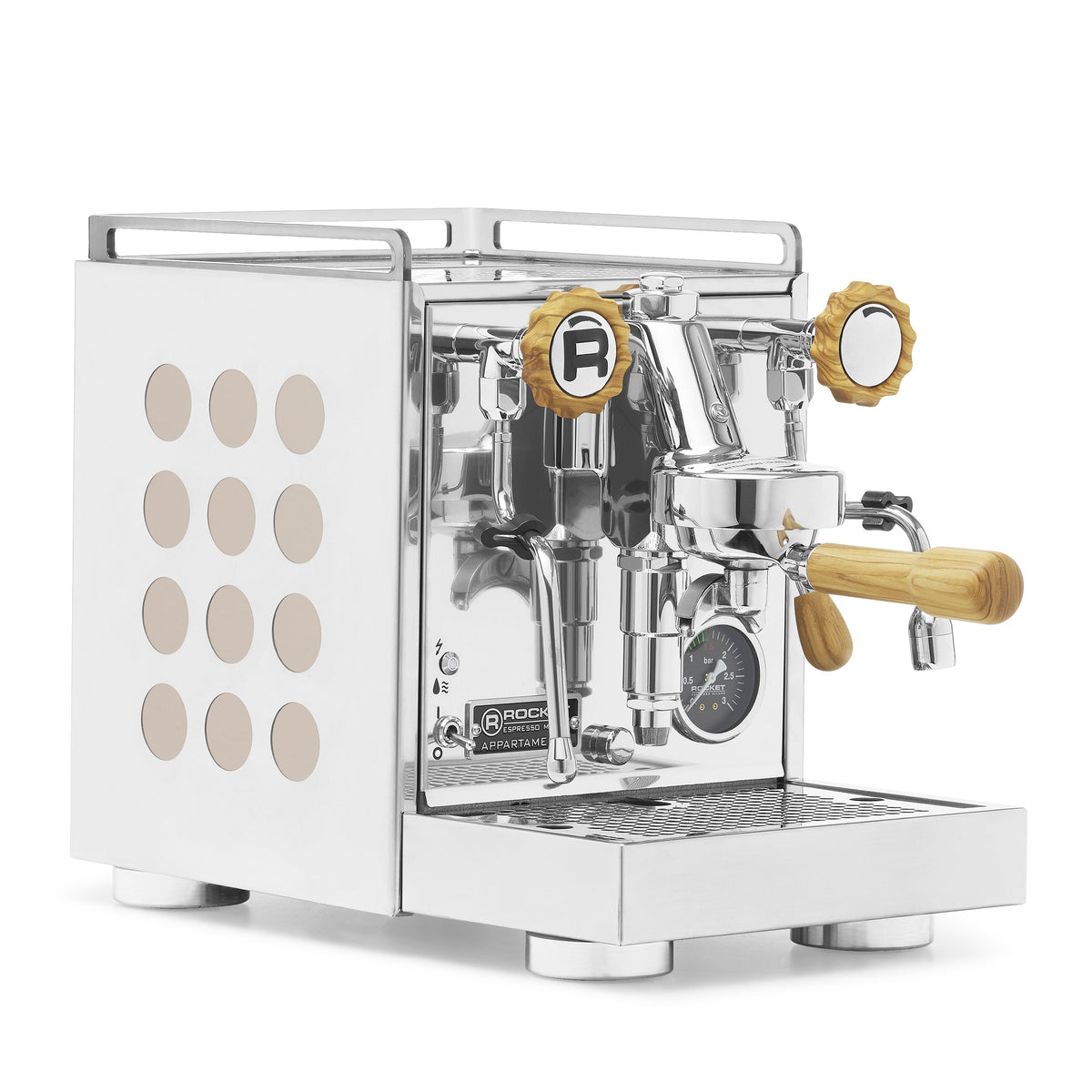 Rocket Espresso Appartamento 2.0 Heat-Exchange Espresso Machine in Chrome