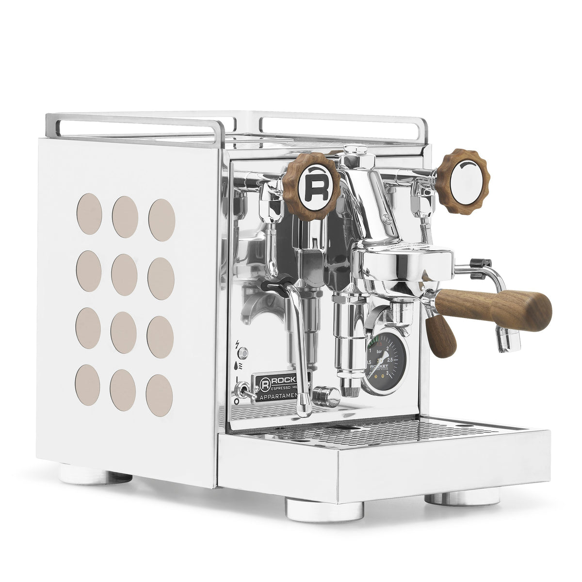 Rocket Espresso Appartamento 2.0 Heat-Exchange Espresso Machine in Chrome