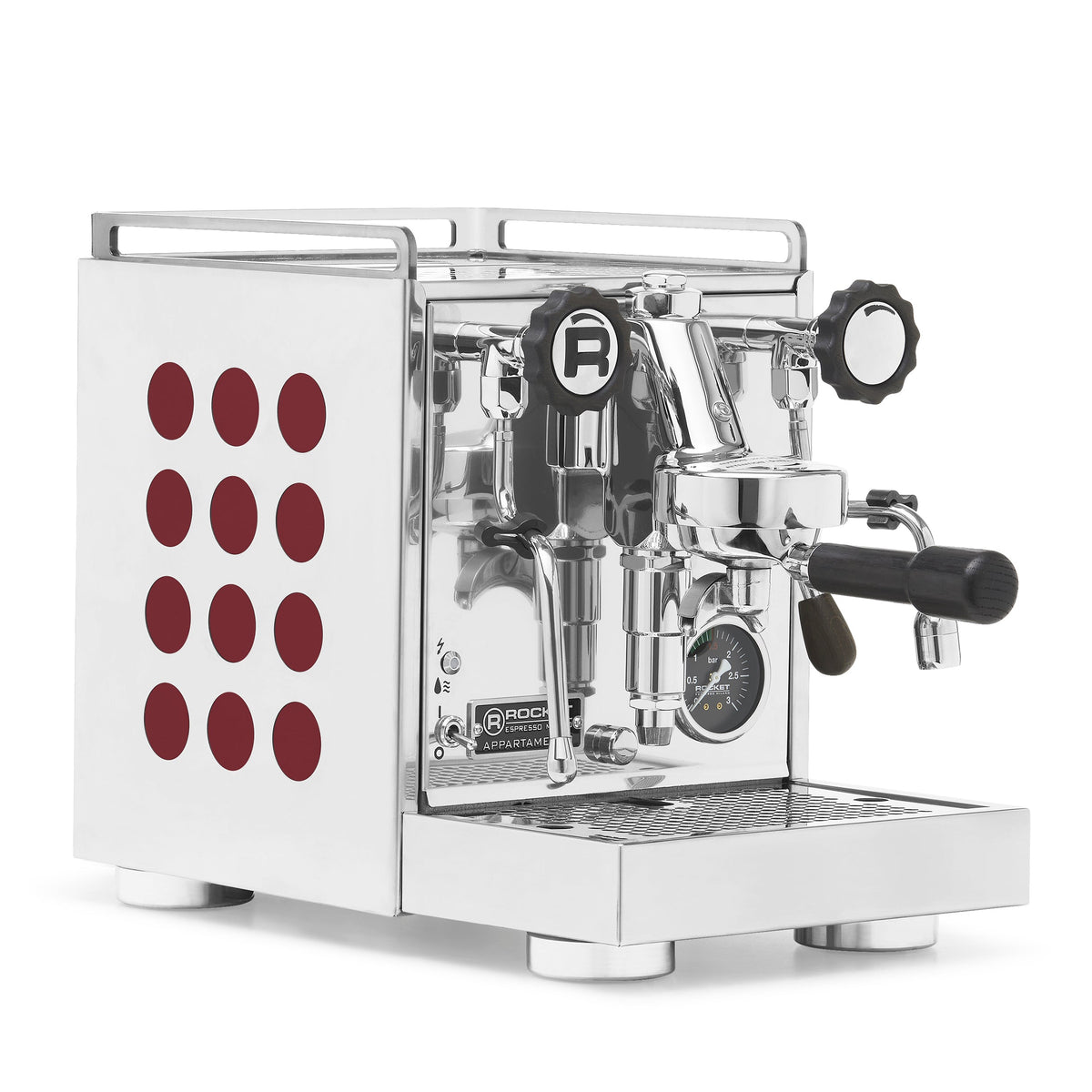 Rocket Espresso Appartamento 2.0 Heat-Exchange Espresso Machine in Chrome