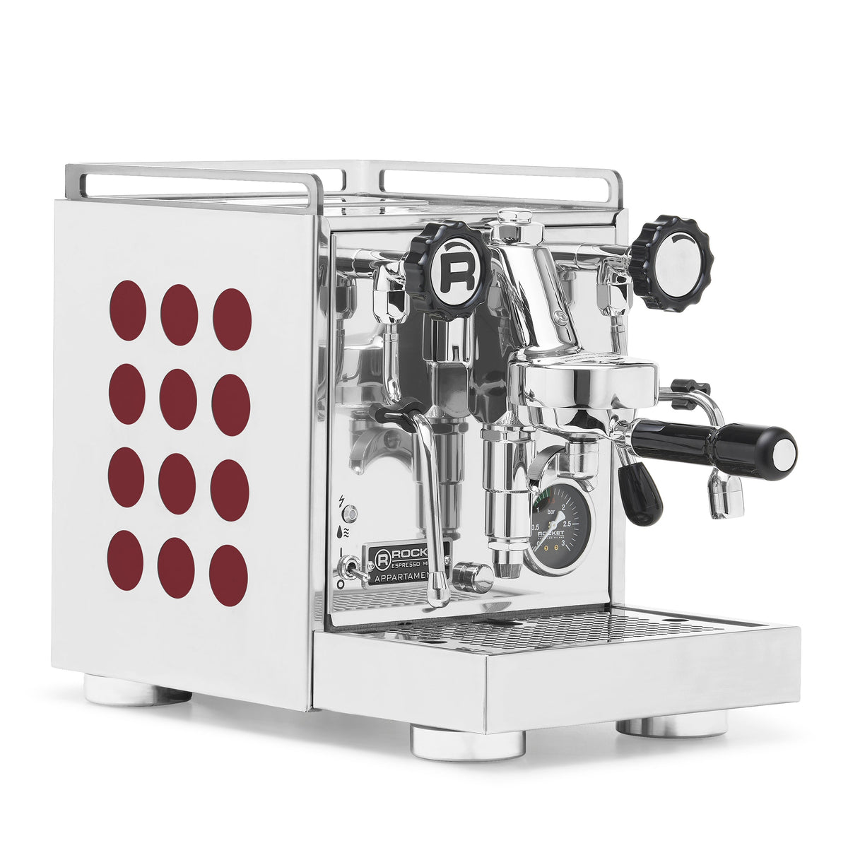 Rocket Espresso Appartamento 2.0 Heat-Exchange Espresso Machine in Chrome
