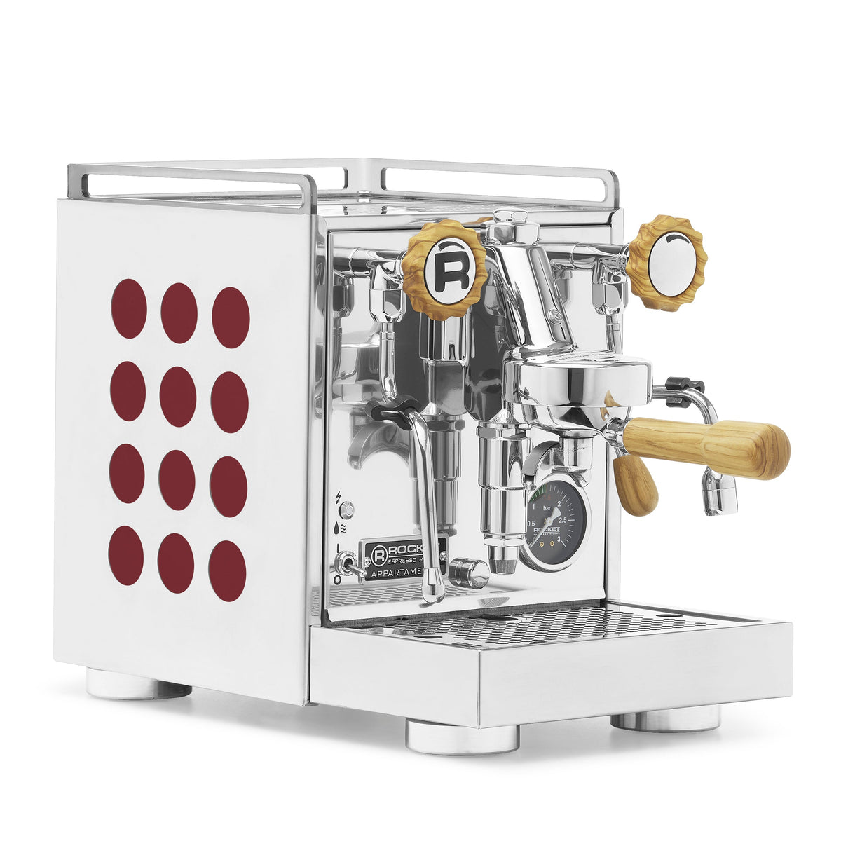 Rocket Espresso Appartamento 2.0 Heat-Exchange Espresso Machine in Chrome