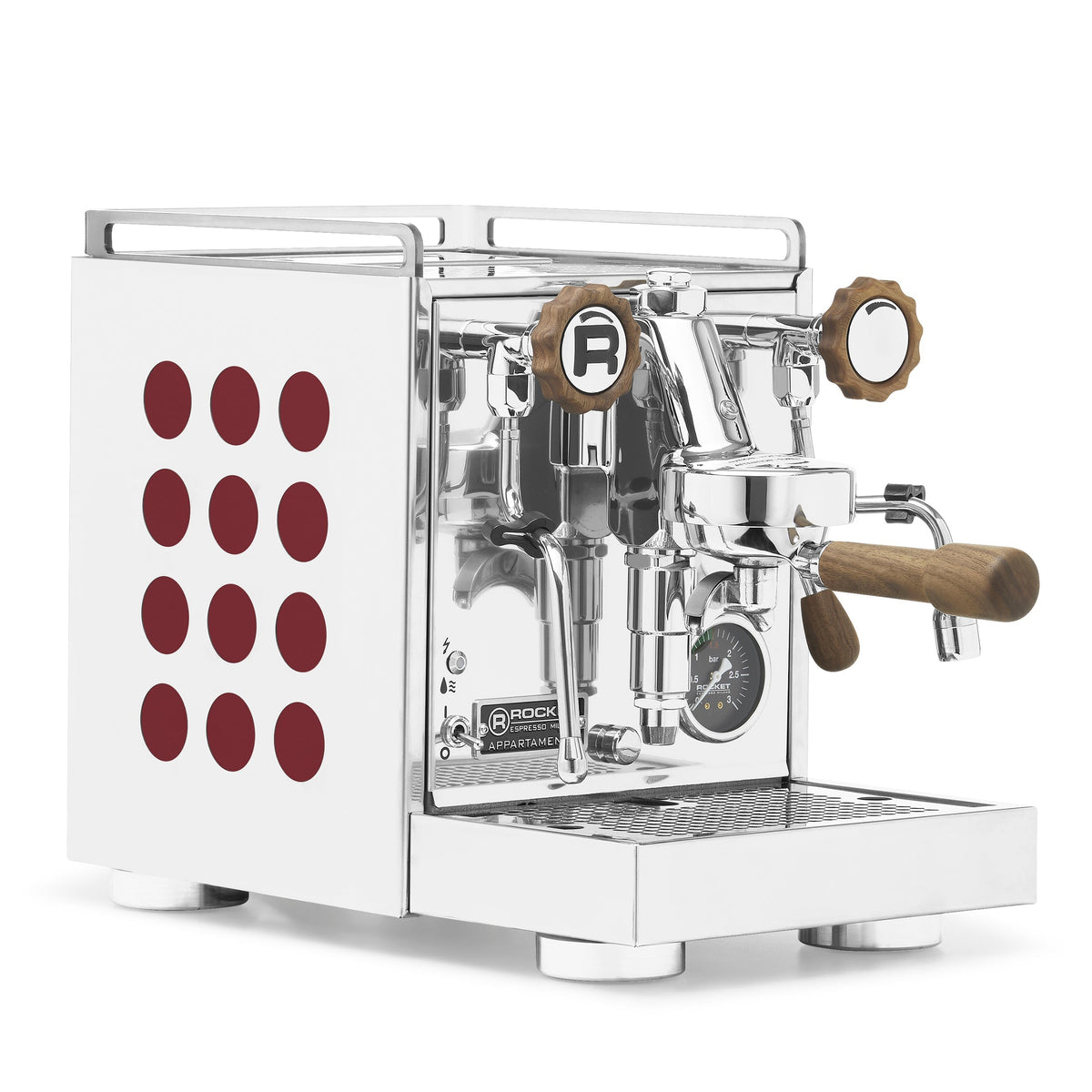 Rocket Espresso Appartamento 2.0 Heat-Exchange Espresso Machine in Chrome
