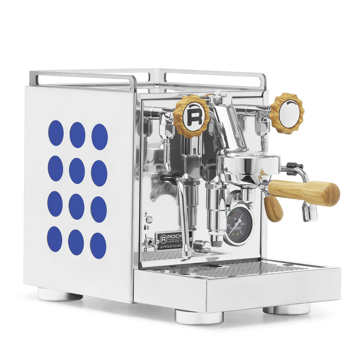 Rocket Espresso Appartamento 2.0 Heat-Exchange Espresso Machine in Chrome