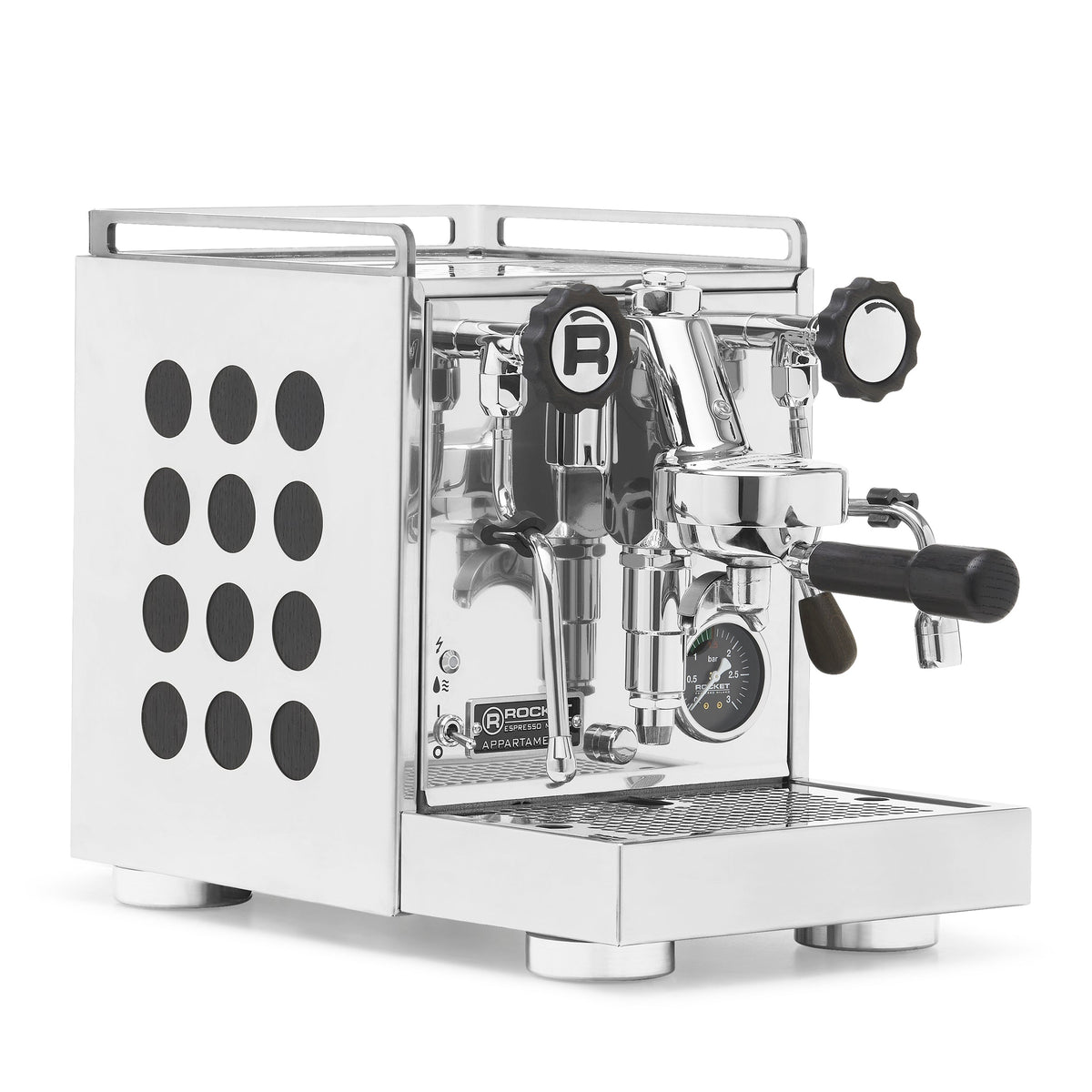 Rocket Espresso Appartamento 2.0 Heat-Exchange Espresso Machine in Chrome