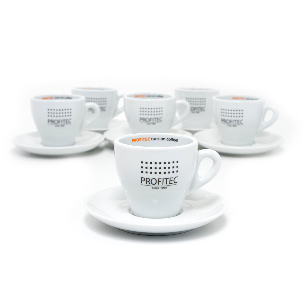 Profitec Cappuccino Cup Set – 6 oz, 6-Piece Set
