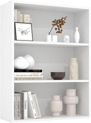 5-Tier Adjustable Bookshelf, 23.8 in Wide Freestanding Storage Bookcase – White