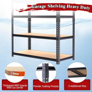 5-Tier Adjustable Garage Shelving Unit, 60 in High, 2000 lb Total Capacity – product detail 4