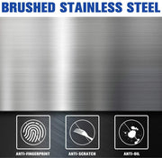 Automatic Motion Sensor Kitchen Trash Can, 13 Gallon Stainless Steel – product detail 6