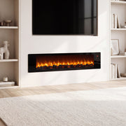 36 in Electric Flame-Effect Fireplace Insert with Remote and Adjustable Brightness – product detail 4
