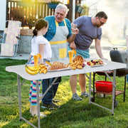 Portable Folding Picnic Table with Carry Handle, 4 ft, 6 ft or 8 ft – product detail 6